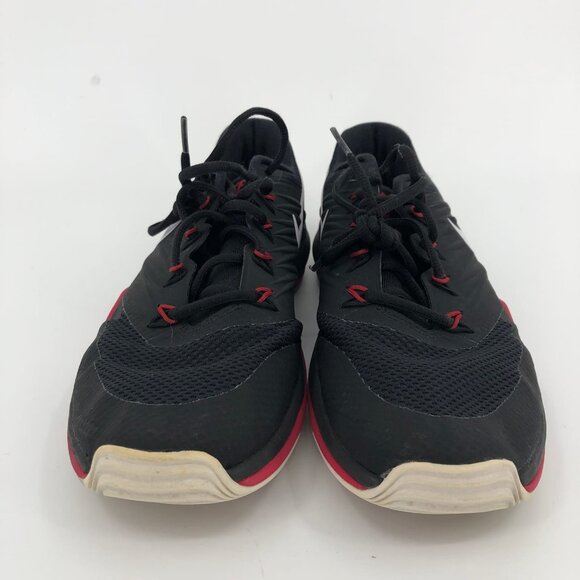 Nike Black Red Athletic Sneakers | Comfort & Style in One